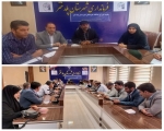 جلسه شورای پدافند غیر عامل در شهرستان پلدختر برگزارشد